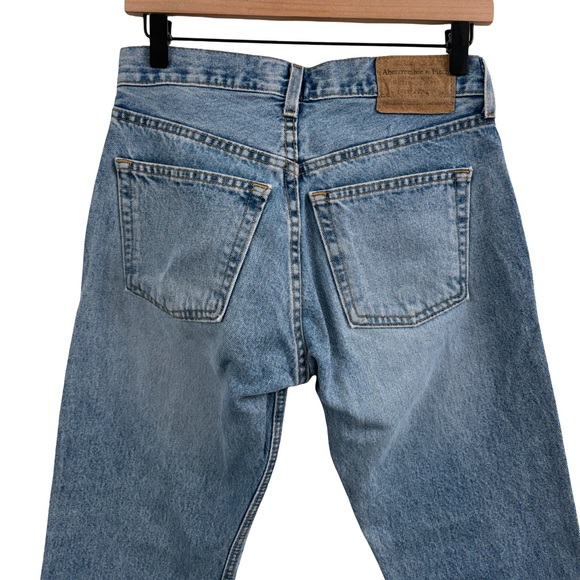 Abercrombie & Fitch Light Blue Bootcut Jeans - Picture 4 of 11